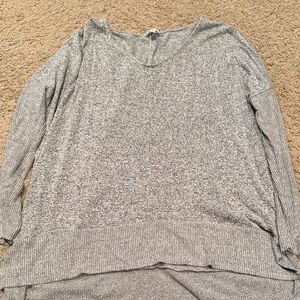 Time and Tru Heather Gray Pullover